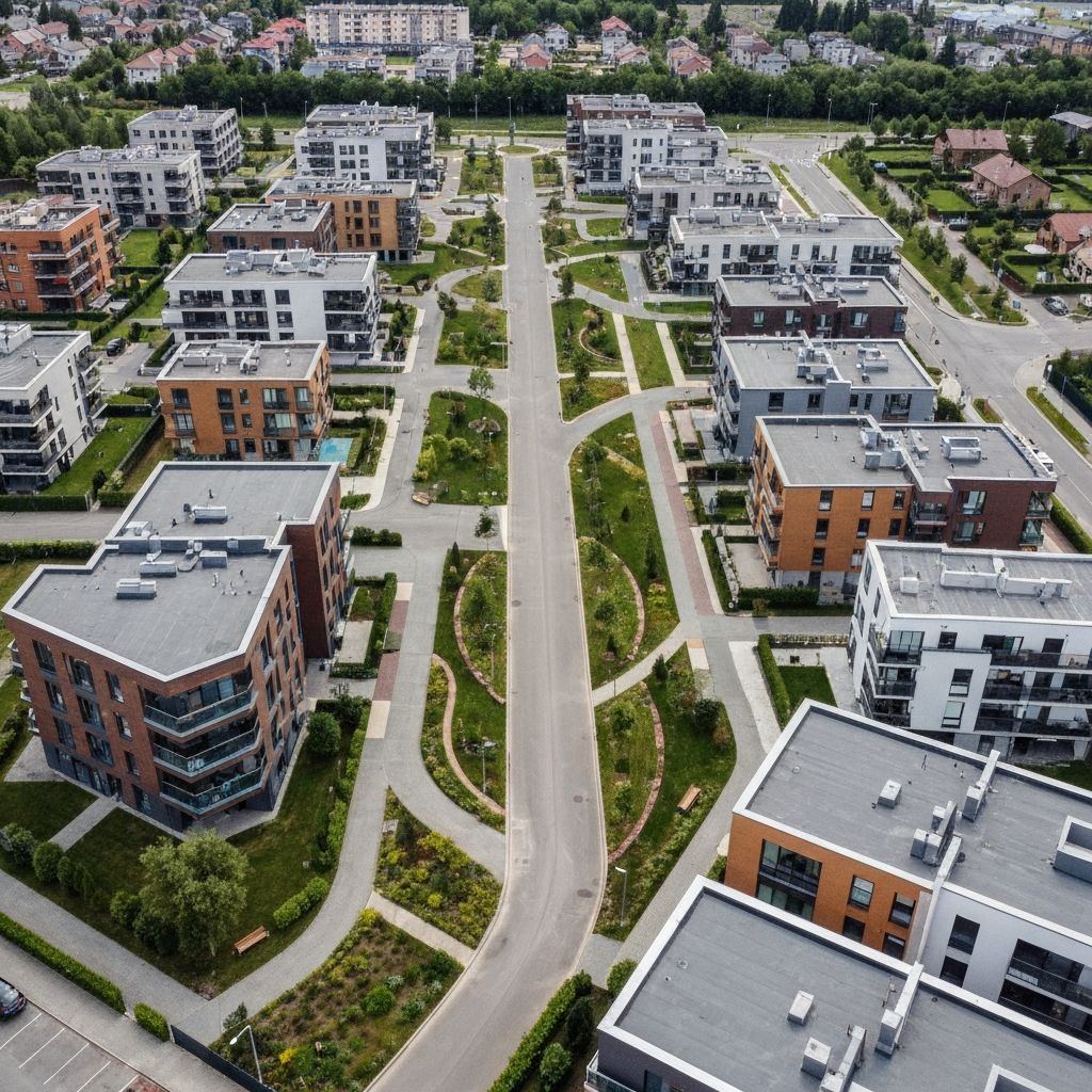 Vista aérea del proyecto Terranova